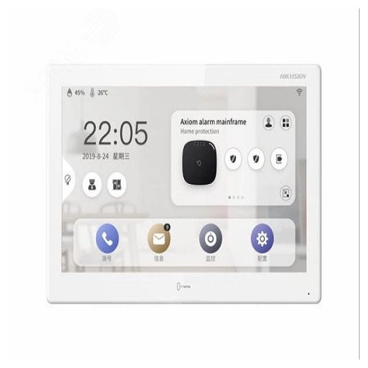Видеодомофон 10'' (ОС Android 10.0) DS-KH9510-WTE1(B)