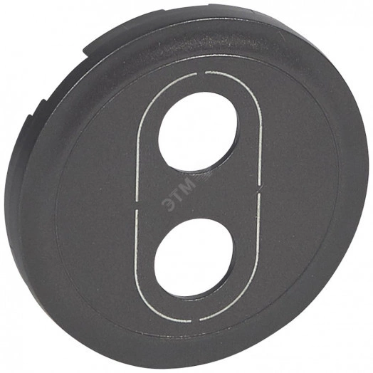 Celiane Лицевая панель розетки Banana 067312 графит