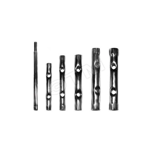 Ключи трубчатые, набор 6 шт (8-17 мм)