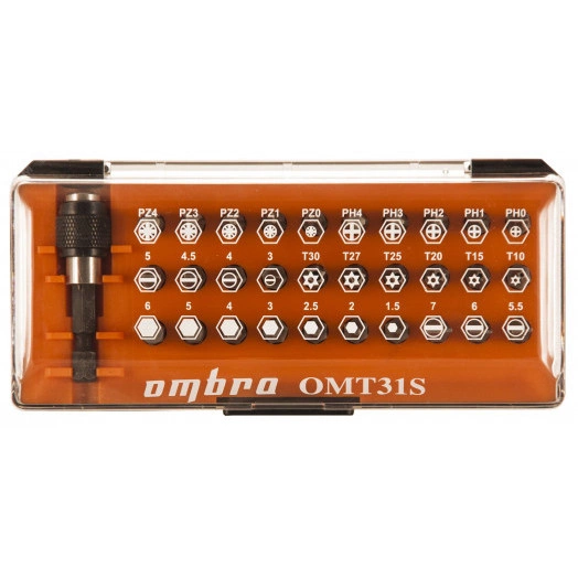 Набор вставок-бит, 31 предмет