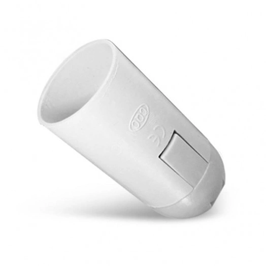 Патрон Е14 подвесной термопластик 2А 250В индивидуальная упаковка