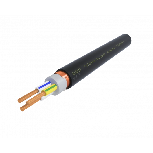 Кабель силовой ВВГЭнг(А)-LS 3х1.5 ок(N.PE)-0.66 Ч. бар