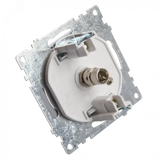 Розетка телевизионная 1-местная (механизм), 75 Ом, 5-862МГц, серия Катрин, серебро