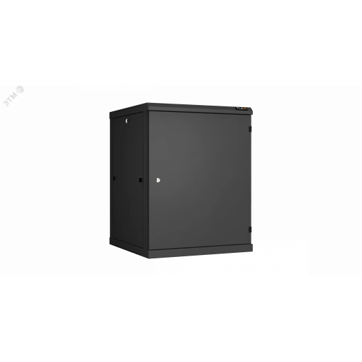 Шкаф настенный разбор TLK 19д 15U металлическая дверь Ш600хВ770хГ600мм черный