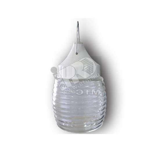 Светильник НСП-03-60-001 (Бочонок) IP54 прозрачный/основание белое