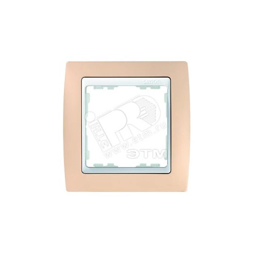 Рамка на 3 поста, S82, пастель кремовая - белый