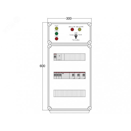 Щит управления электрообогревом DEVIbox HS 3x3400 D330 (в комплекте с терморегулятором и датчиком температуры)