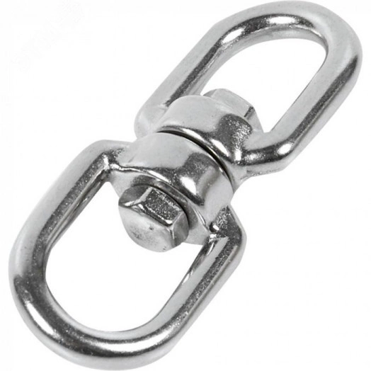 Вертлюг 8мм кольцо-кольцо покрытие цинк