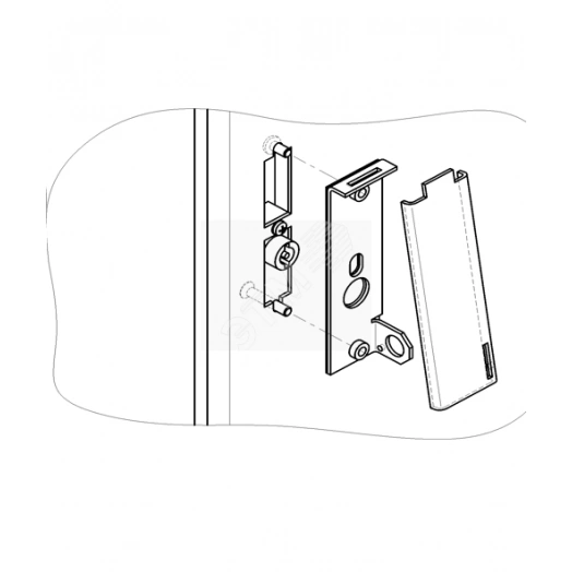 Крышка замка защитная для навесных замков с возможностью пломбирования для ТШ-5