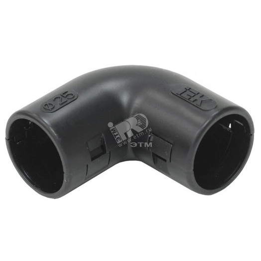 Поворот открывающийся на 90градусов CI16G черный (комплект 5шт.)