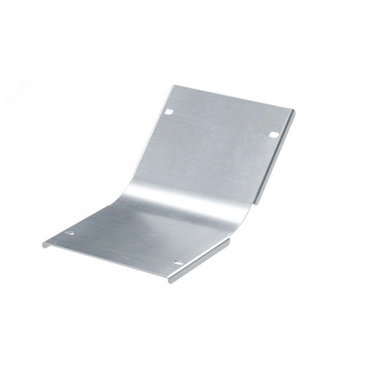 Крышка на угол вертикальный внутренний 45 градусов 100х400, 1,2 мм, цинк-ламель, в комплекте с крепежными элементами необходимымидля монтажа