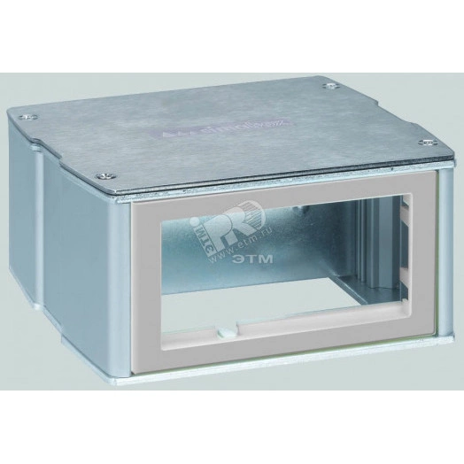 Connect Минибашня 2-сторонняя на 4 модуля К45 70х133х128 алюминий