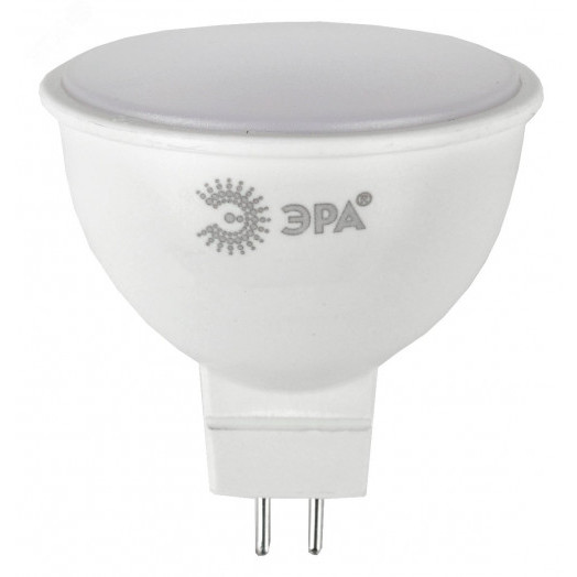 Лампа светодиодная LED MR16-12W-840-GU5.3  (диод, софит, 12Вт, нейтр, GU5.3) (10/100/4800) ЭРА