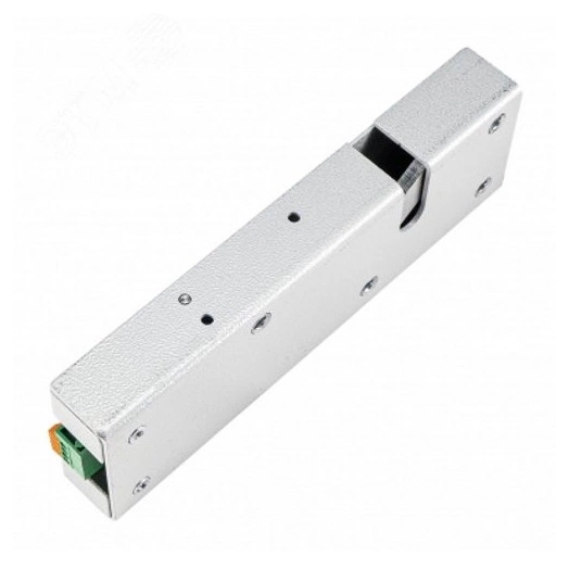 Замок электромеханический с толкателем и датчиком