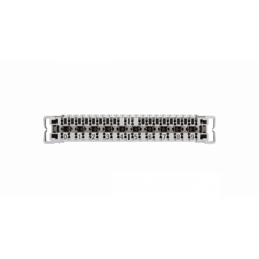 Плинт 10 пар Кат.3 не NMC-PL10-CC-10 Серый