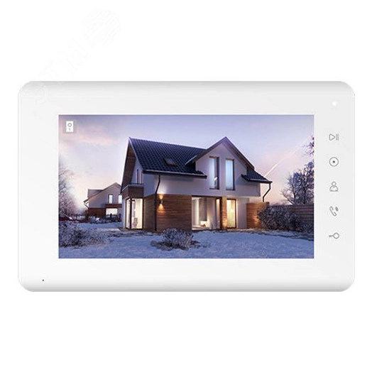 Монитор цветного видеодомофона адаптирован для работы с координатными подъездными домофонами