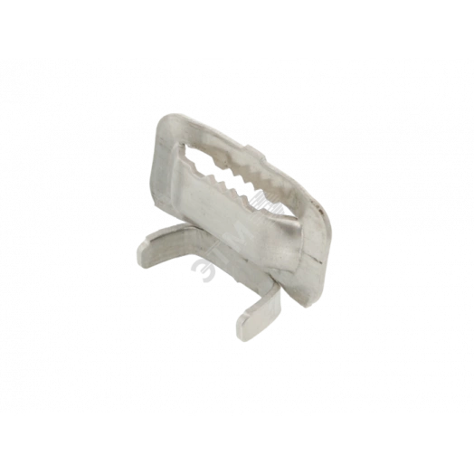 Скрепа монтажная, с зубьями