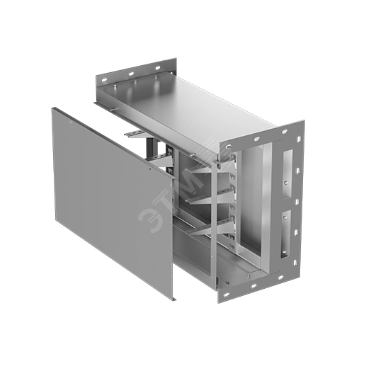 ККБ-П-0.65/0.6-3 L=3м S=2.0мм Короб кабельный блочный (рама 63х5мм горячеоцинкованная обшивка горячеоцинкованная)