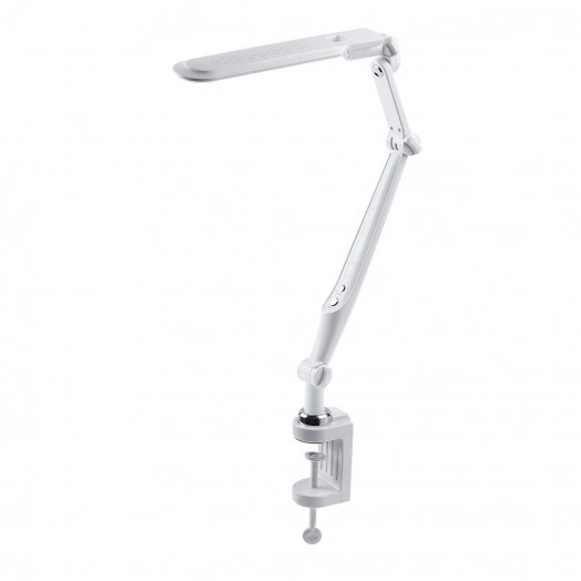 Светильник настольный светодиодный NLED-497-12W-S на струбцине и с основанием серебро ЭРА