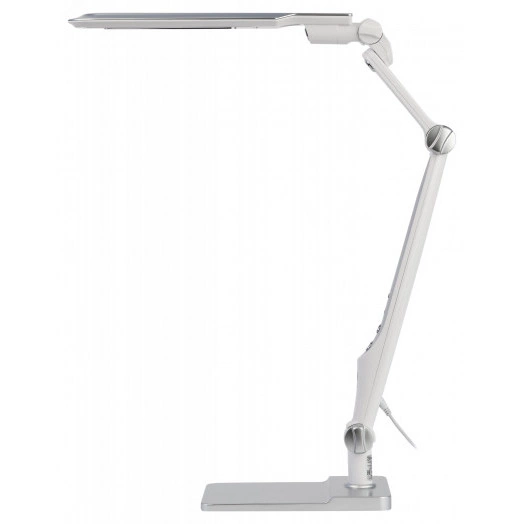 Светильник настольный светодиодный NLED-497-12W-S на струбцине и с основанием серебро ЭРА