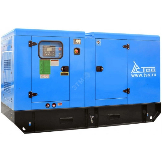 Генератор дизельный ТСС АД-80С-Т400-1РКМ5, мощность 80 кВт, 3 фазный, напряжение 400В, в шумозащитном кожухе, двигатель TSS DIeselTSS Diesel  TDS 105 4LTE генератор TSS-SA-80 SAE 3/11,5 (М1)Контроллер SMARTGEN HGM-6120