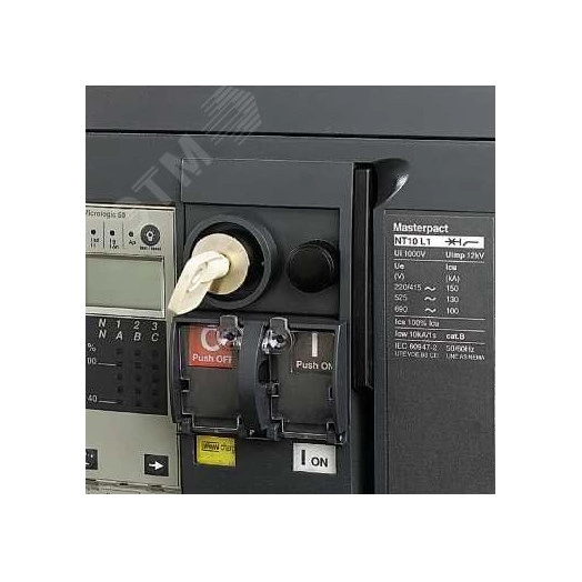 Блокировка в положении /откл/ навесными замками