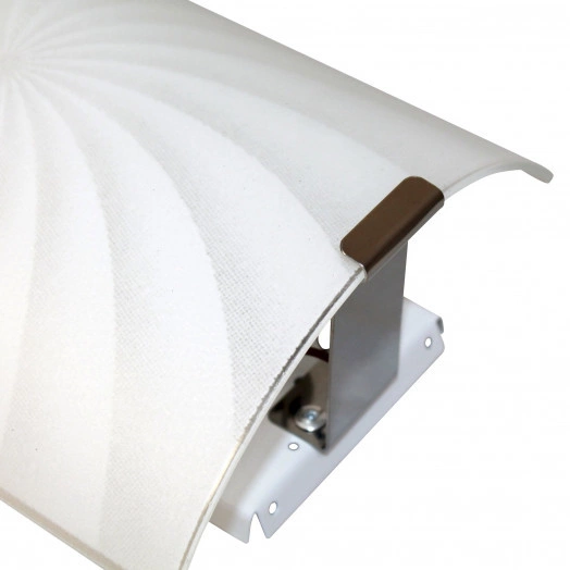 Светильник Ассоль 150х220 НББ 21-60 М21 матовый белыйкл.штамп металлик ИУ