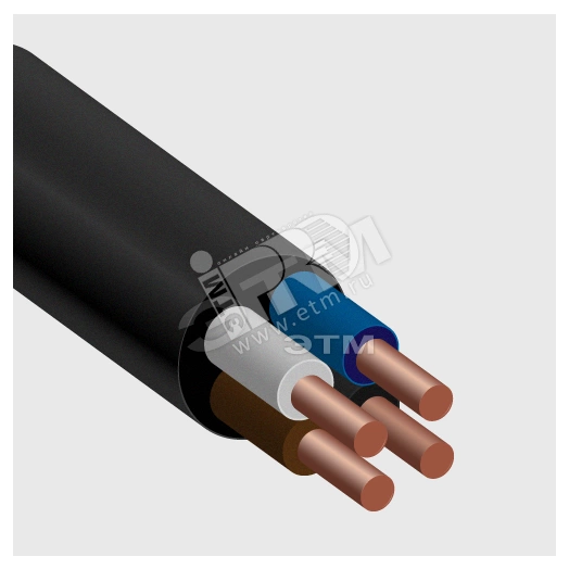 Кабель силовой ВВГ-нг(А)-LS 4х1.5 (барабан) -0.660 ТРТС