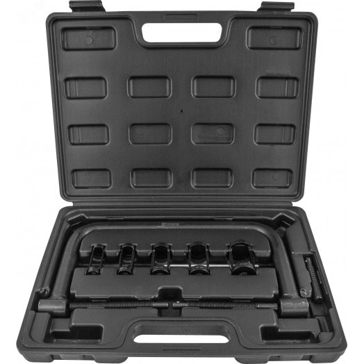 Рассухариватель клапанов струбцинный в наборе с насадками, 16, 19, 23, 25, 30 мм