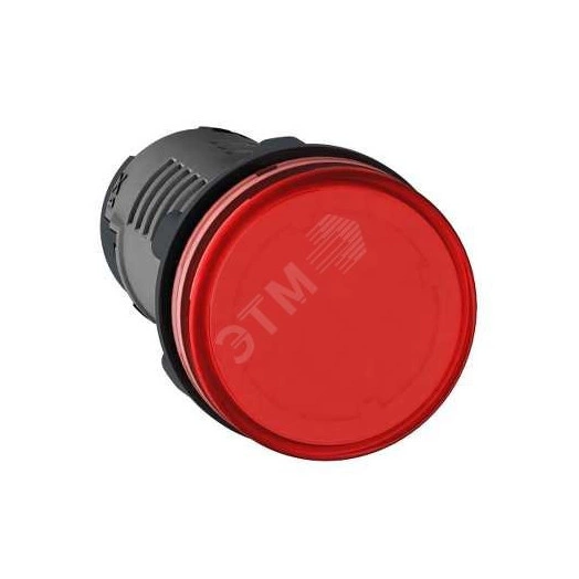 Лампа сигнальная красная LED 220В DC