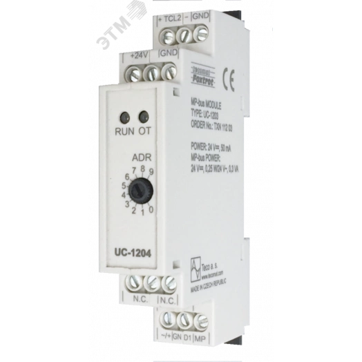 Коммуникационный модуль UC-1204 UC-1204: Open Therm, коммуникационный модуль для подключения котлов