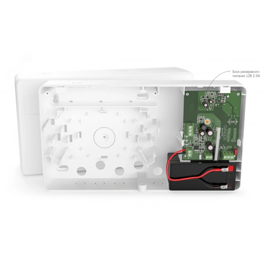 Блок резервного питания 12В 2.5А в корпусе под АКБ1,2Ач