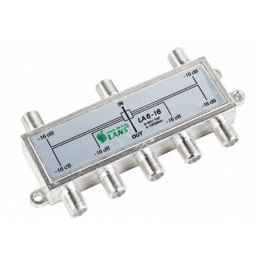 Ответвитель LA 6-16 6 отводов 16 дБ