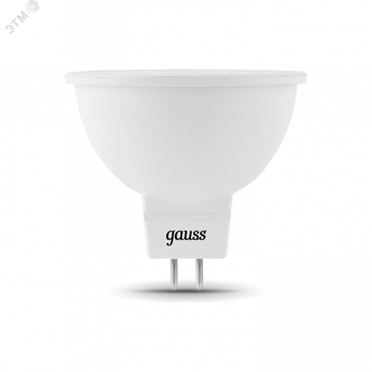Лампа светодиодная LED 5 Вт 530 Лм 6500К диммируемая холодная GU5.3 MR16 Black Gauss