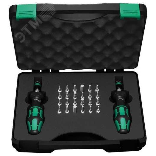 Набор динамометрических отверток Kraftform 03-30 Нм 26 предметов. 7440/41