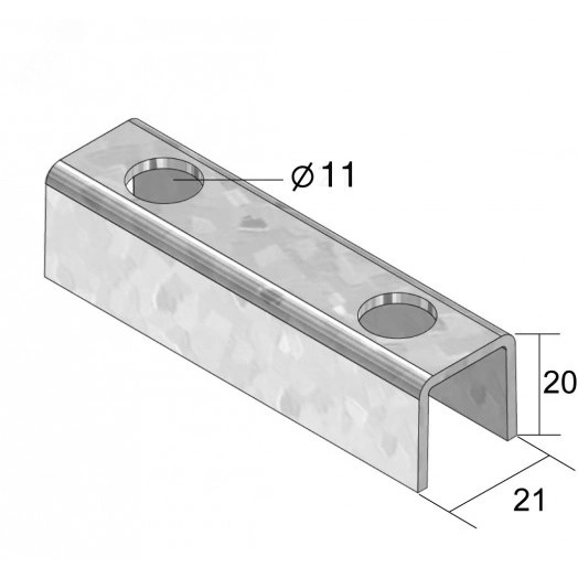 Элемент монтажный, кратность - 48шт, HD - Оцинкованная сталь (методом горячего цинкования)