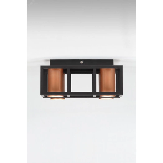 Светильник потолочный Rivoli Raffaela 5082-304 4 * GU10 25 Вт накладной для натяжных потолков лофт - кантри