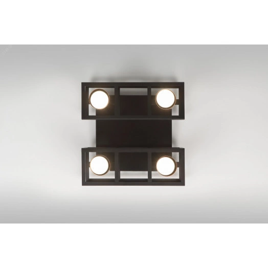 Светильник потолочный Rivoli Raffaela 5082-304 4 * GU10 25 Вт накладной для натяжных потолков лофт - кантри