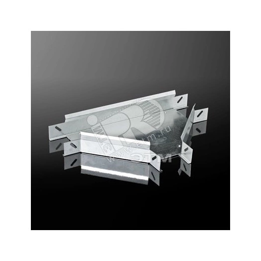 ЛТГц100х100 S=1,2мм лоток тройниковый глух. оцинк.