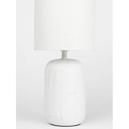 Настольная лампа Rivoli Ramona 7041-501 1 * Е14 40 Вт керамика белая с абажуром