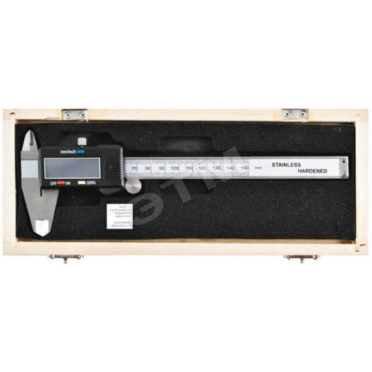 Штангенциркуль метал.нерж. с электронным отсчетом 150 мм/ 0,02 мм