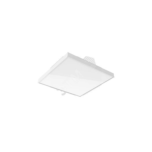 Светильник светодиодный 595*595*50мм 50ВТ 5000К с равном засветкой рассеиватель опал IP40 диммируемый по DALI