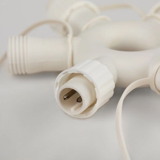 Разветвитель ERAPS-OR2 круговой для гирлянд 6 гнезд IP44 ПВХ 24 В ЭРА