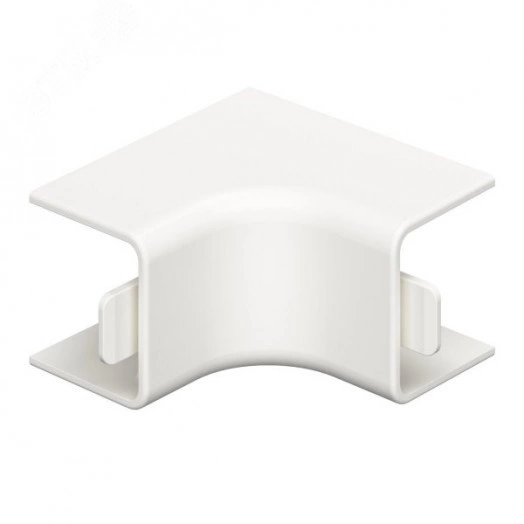 Крышка внутреннего угла кабельного канала WDK 20x20 мм (ПВХ, белый)