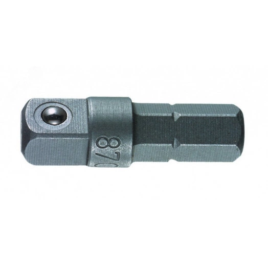 Оправка-хвостовик 870/1/A для торцевых головок DR 1/4 хвостовик 1/4 C 6.3 25 мм для ручного режима