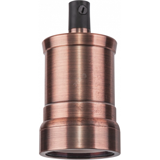 Патрон Е27 декор черненая медь