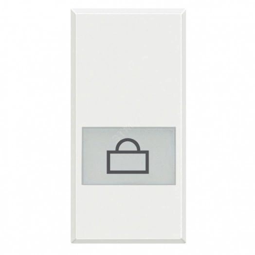 Axolute Клавиши с подсветкой для выключателей AXIAL 1 модуль символ Посыльный белый