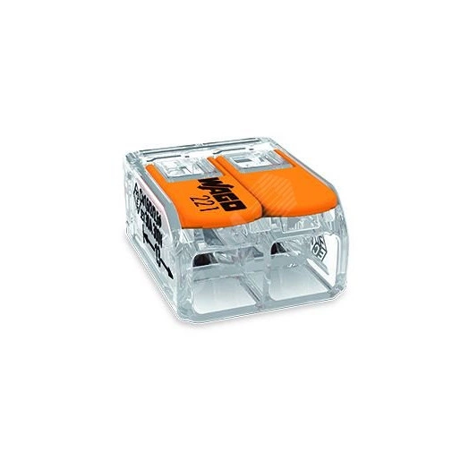 Клемма 2-проводная 0.5-6мм2 221-612