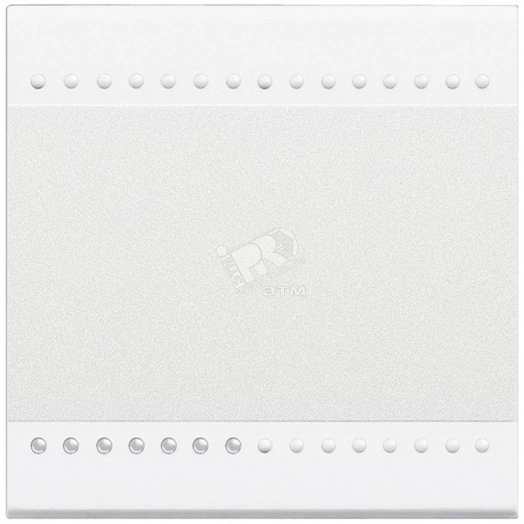 LivingLight Клавиша без символа 2 модуля белый