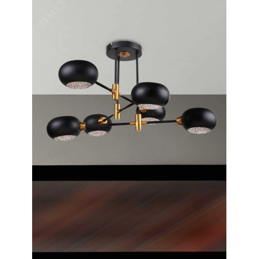 Люстра  Rivoli Evlia 3037-306 6 х Е14 40 Вт модерн